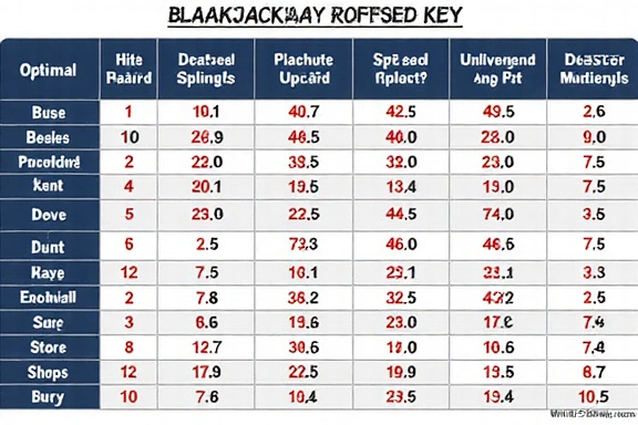 Blackjack Strategy Chart