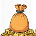 Icon of a coin bag